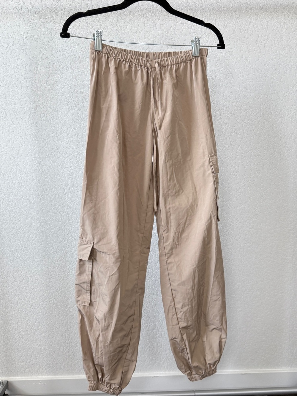 Tiger Mist Neutral Tan Cargo Joggers - Picture 2 of 4